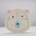 ชุดอาหารสำหรับเด็ก Bamboo Tableware Cute Animal Dinnerware